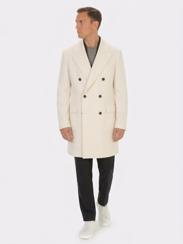 ROBERTO PEPE LUXURY - DOUBLE BREASTED OVERCOAT