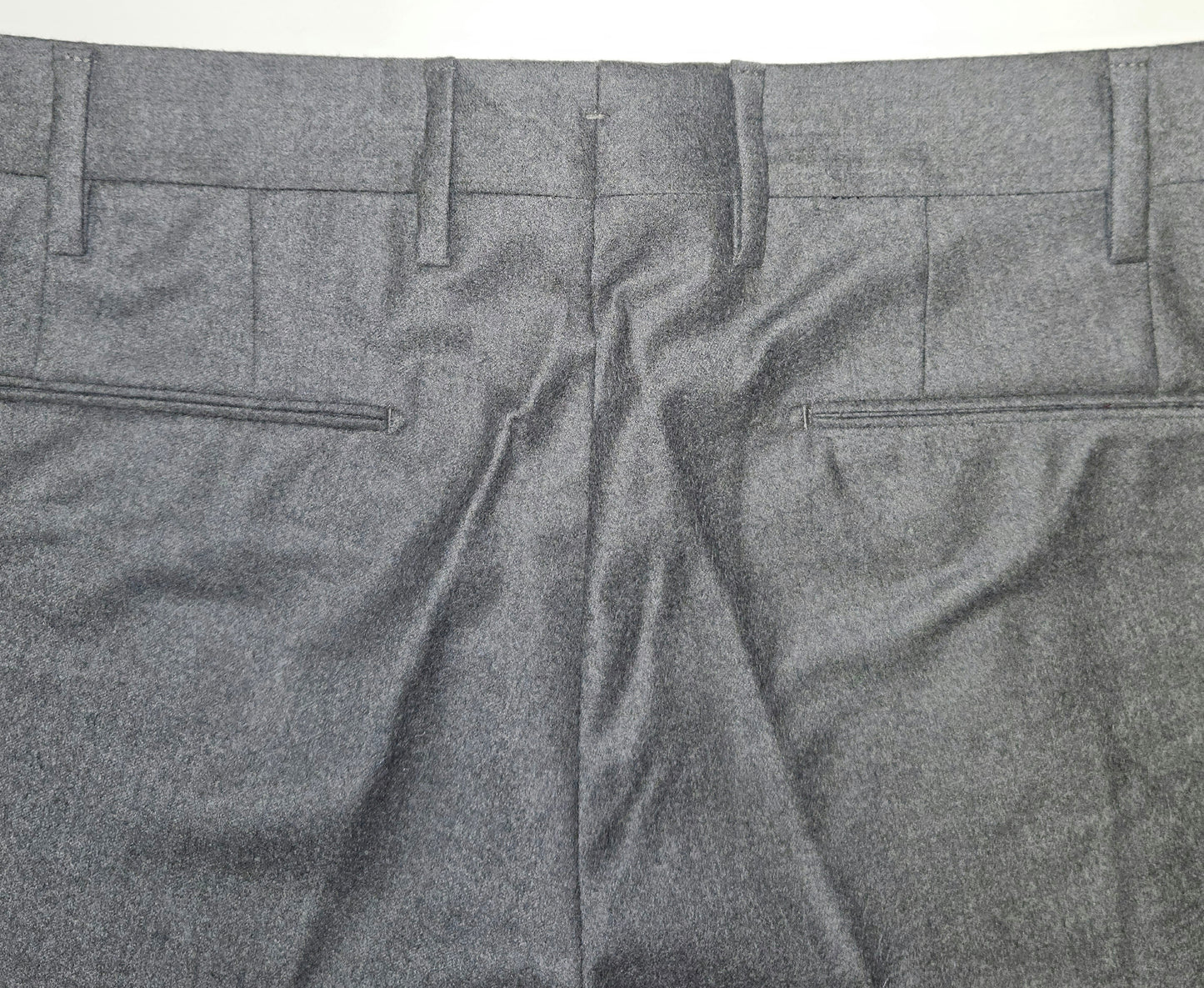 Distretto12 grey cotton blend trousers.