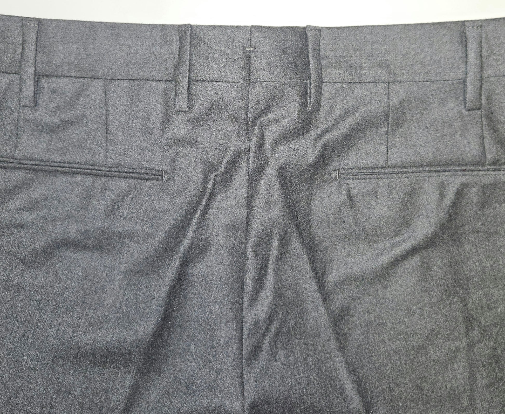 Distretto12 grey cotton blend trousers.