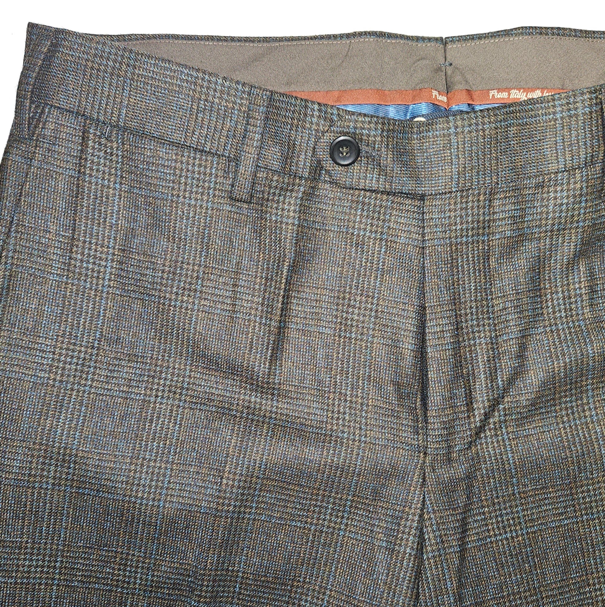 Germano1952 Virgin Wool blue trousers.