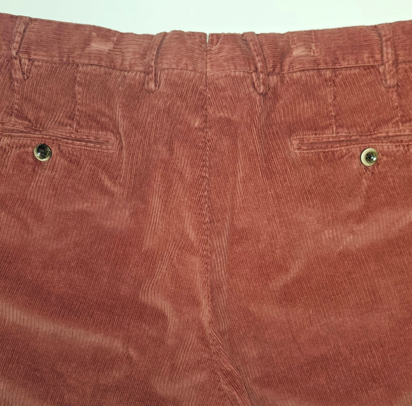 Germano 1952 Corduroy Chinos in Red in cotton stretch.