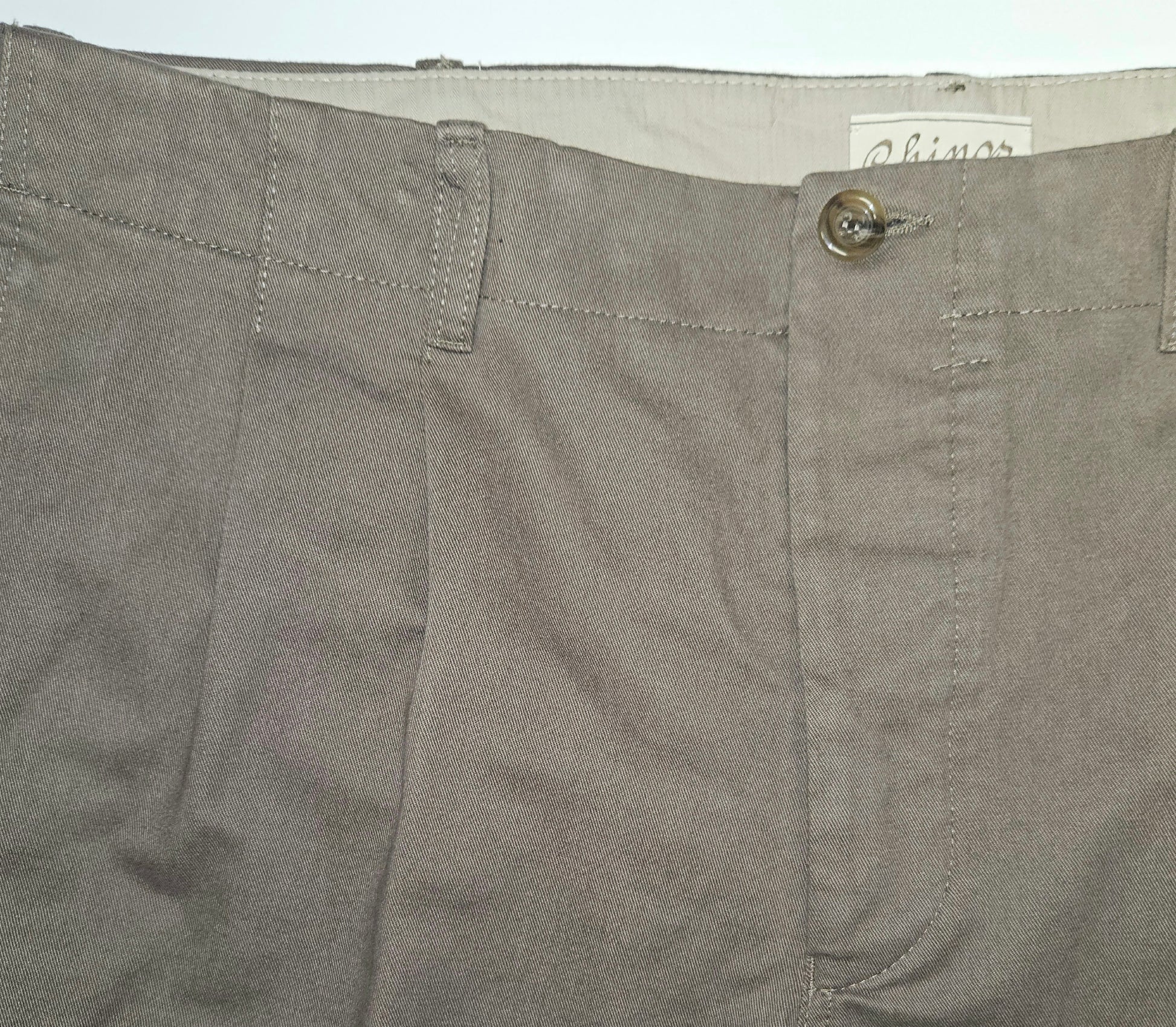 100% Cotton Germano 1952 khaki trousers.