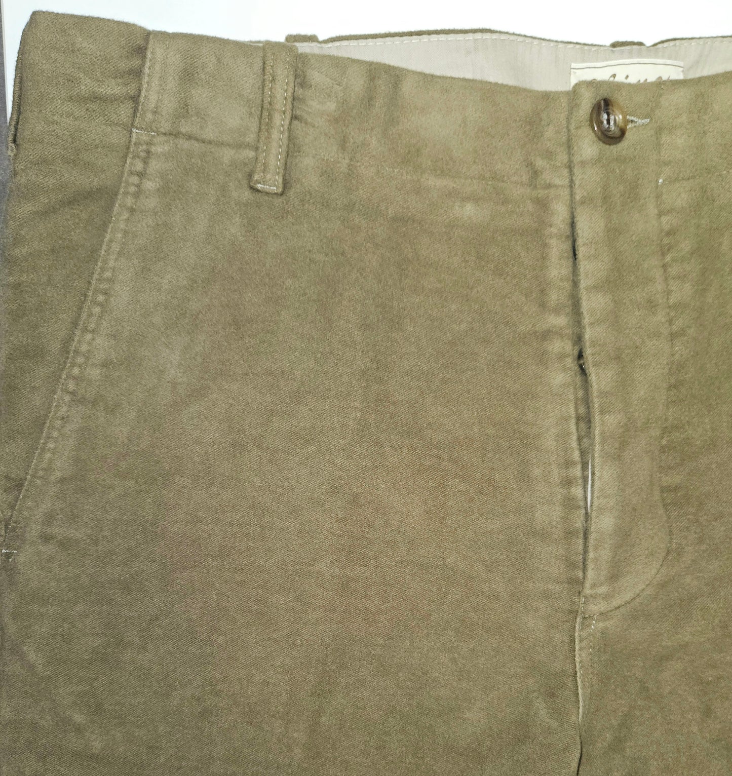 100% Cotton Germano 1952 khaki trousers.