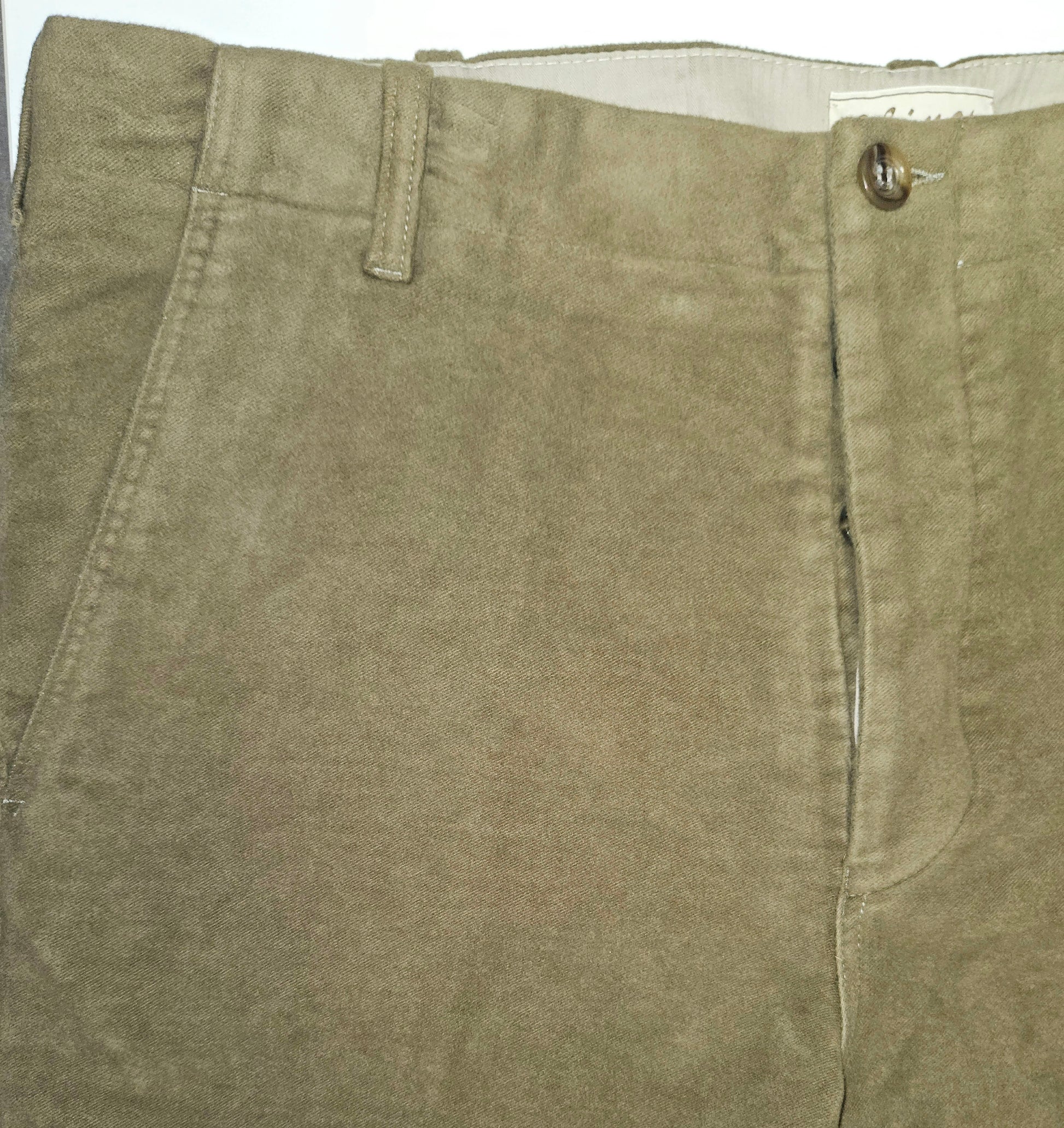 100% Cotton Germano 1952 khaki trousers.