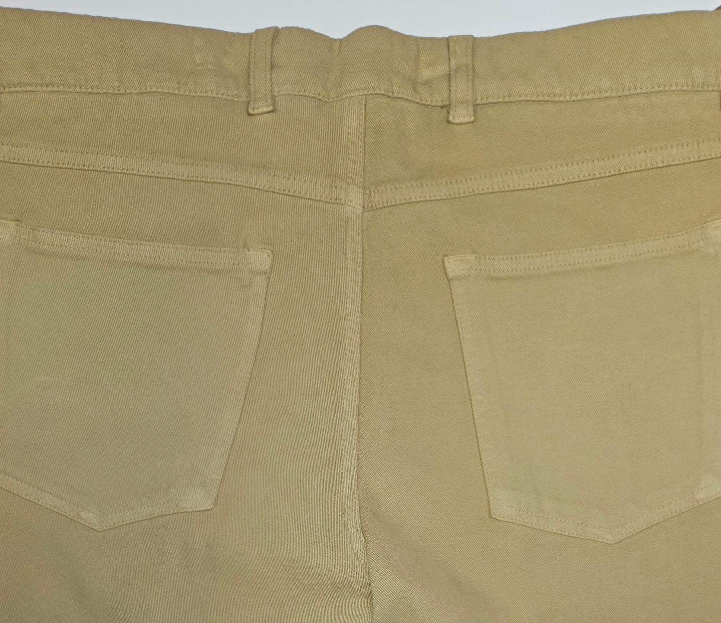 Germano 1952 elasticated cotton blend chinos in beige.
