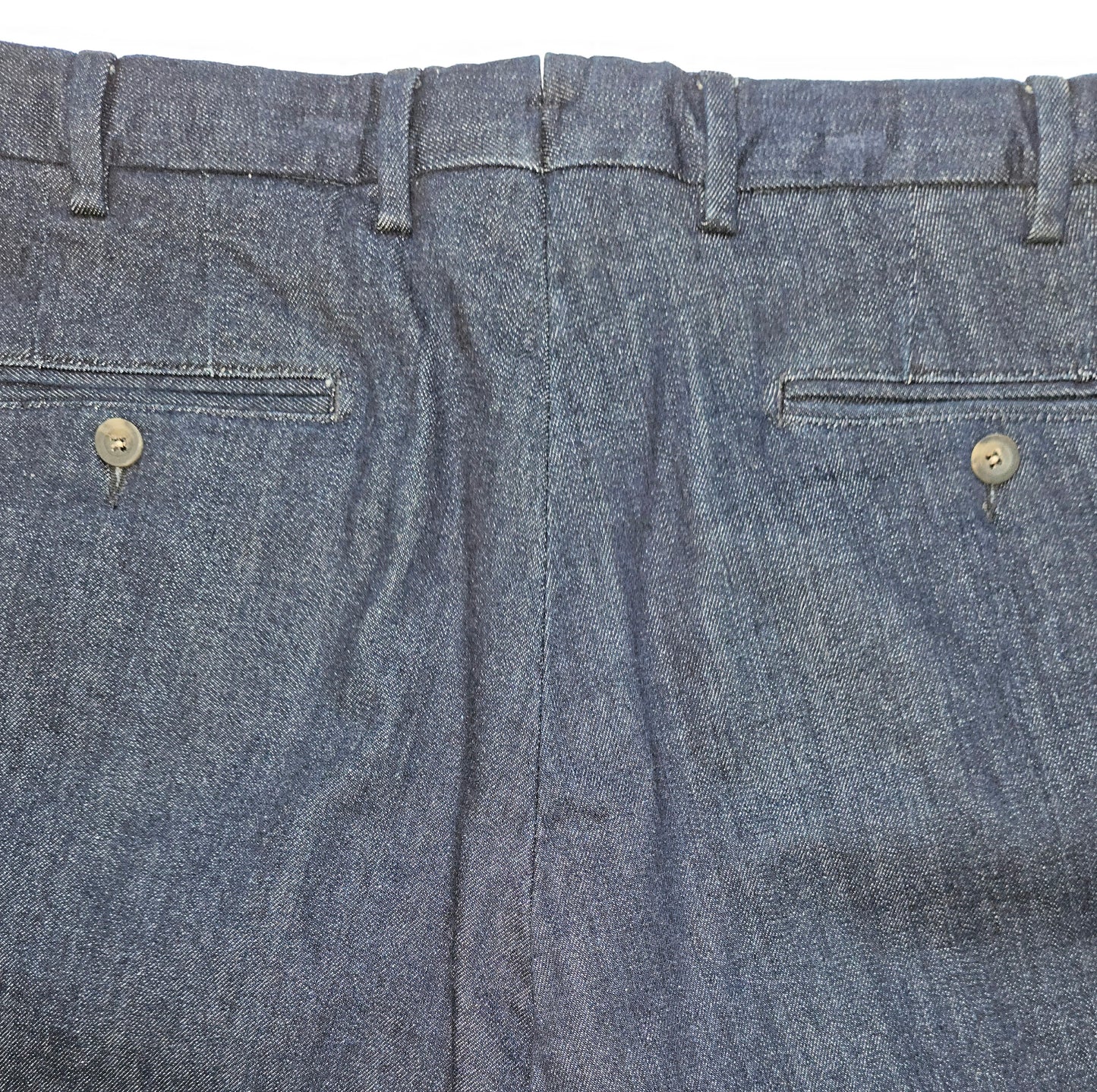 Germano 1952 cotton stretch denim effect trousers.
