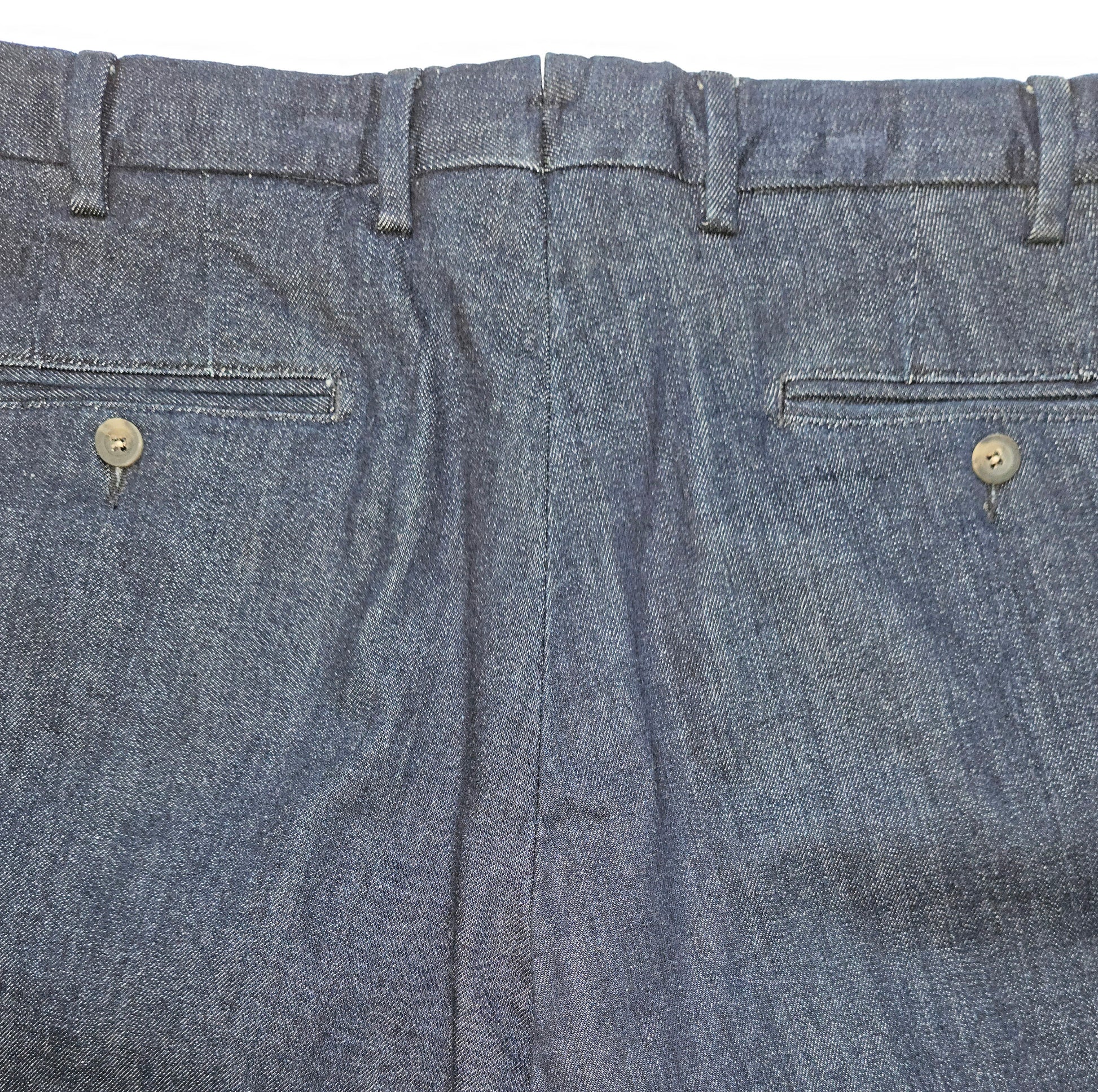 Germano 1952 cotton stretch denim effect trousers.