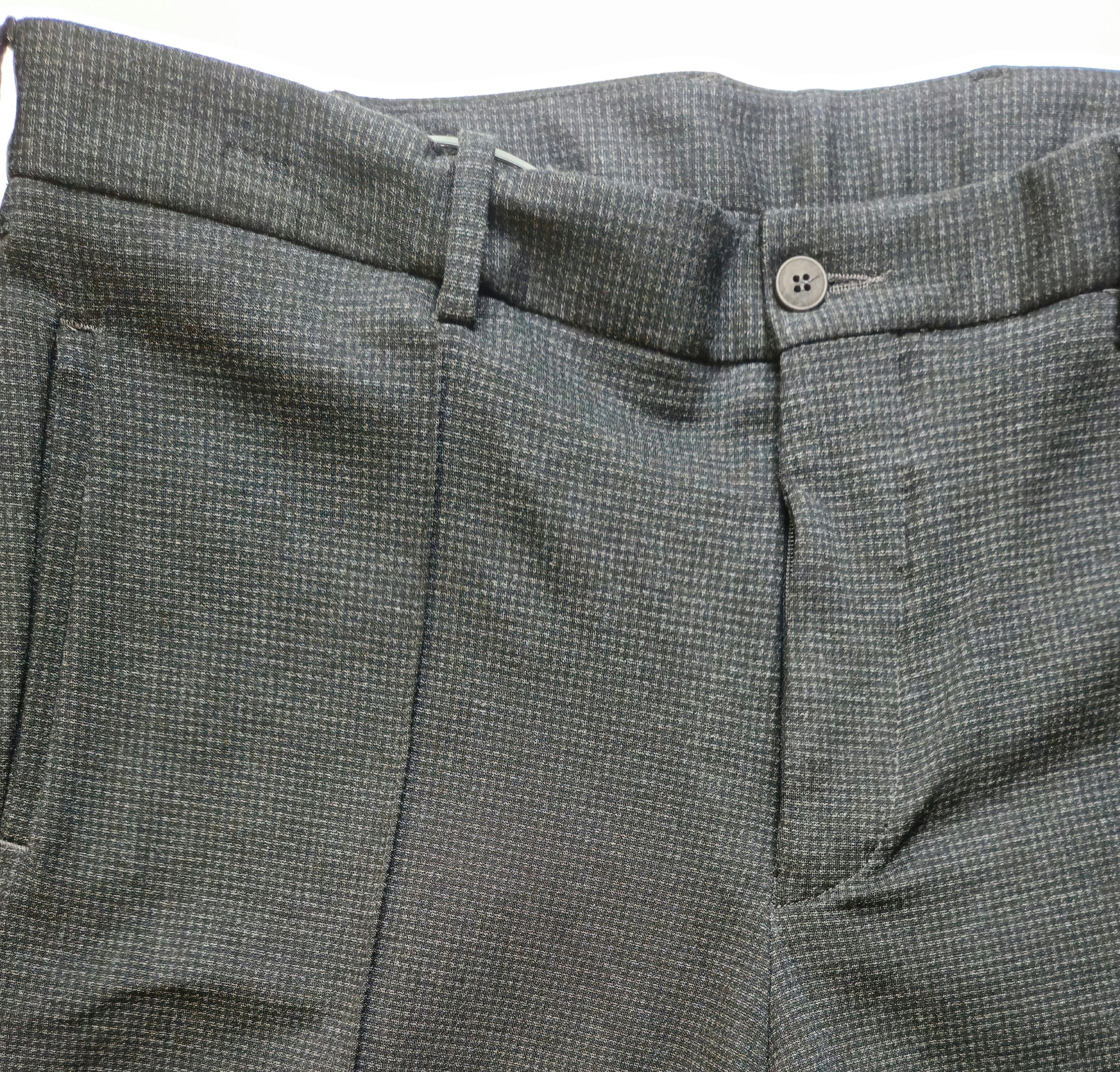 Germano 1952 technical fabric blend trousers in grey.
