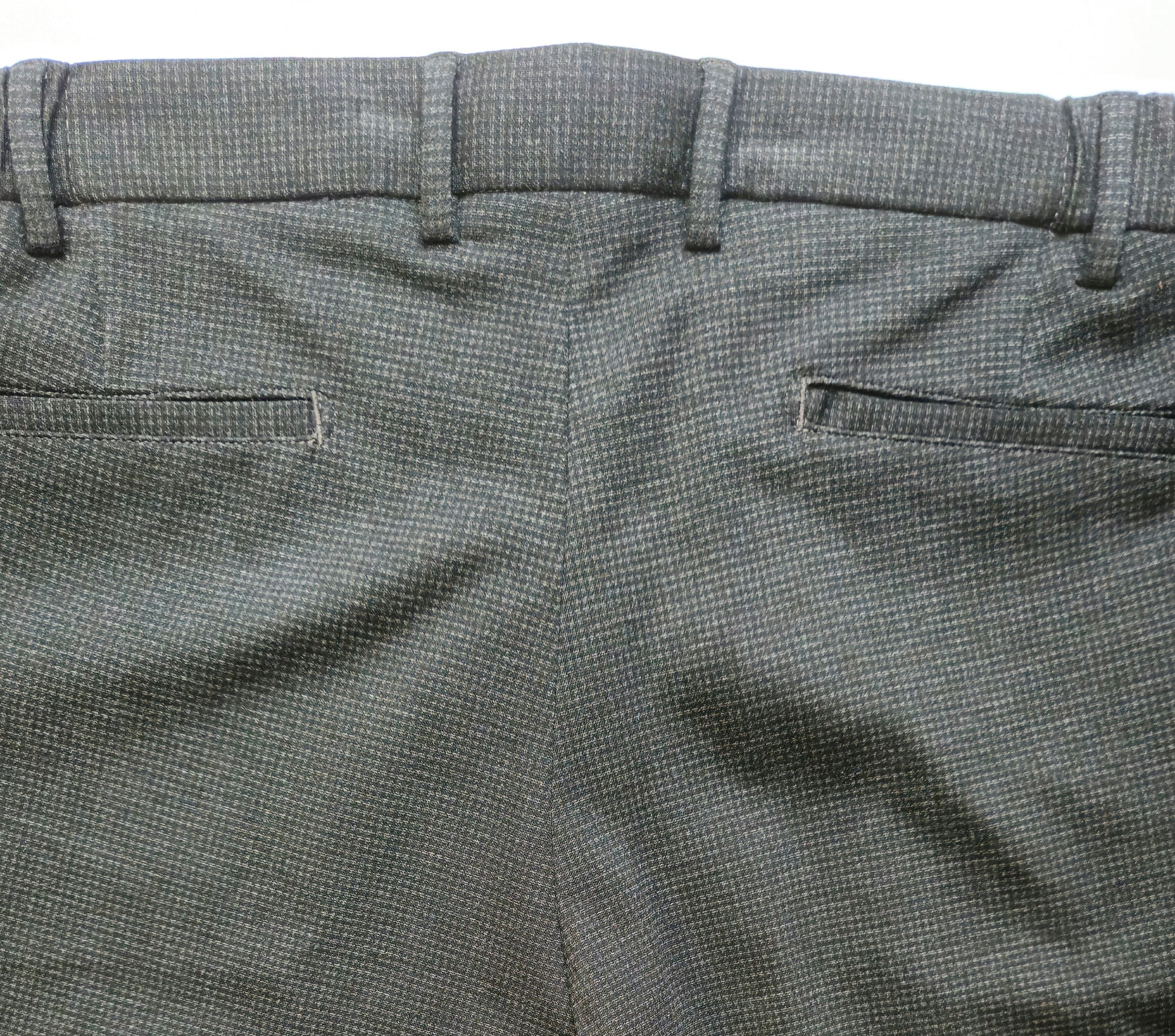 Germano 1952 technical fabric blend trousers in grey.