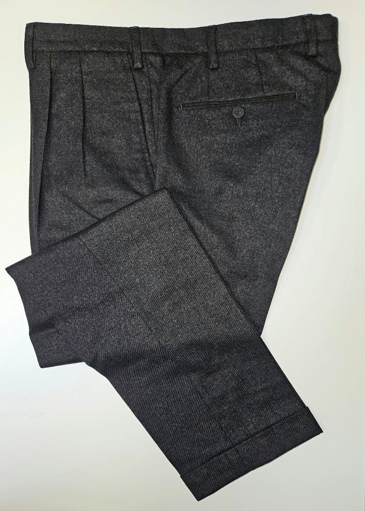 Germano 1952 Virgin wool blend trousers in grey.