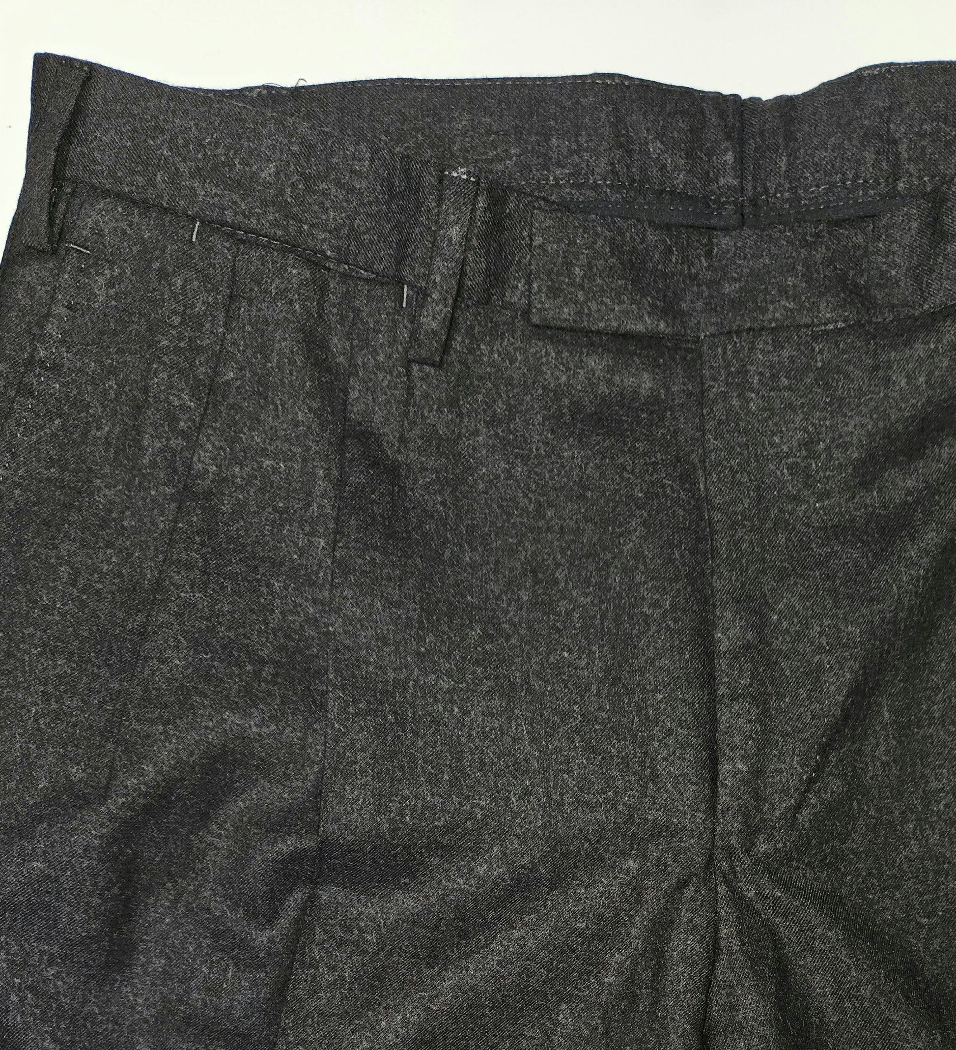 Germano 1952 Virgin wool blend trousers in grey.