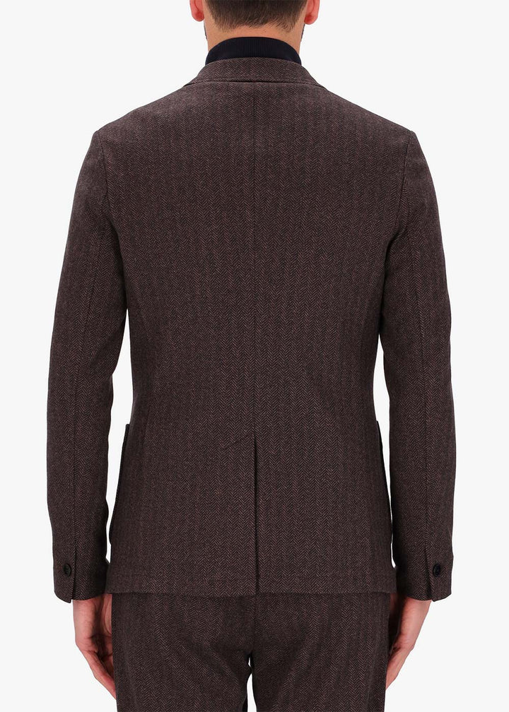 Distretto12 Jacket Herrin in tobacco.