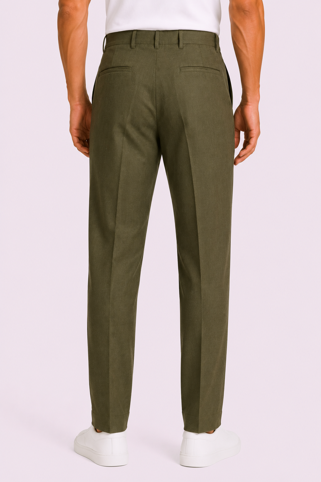 RPL - LINEN BLEND TROUSERS