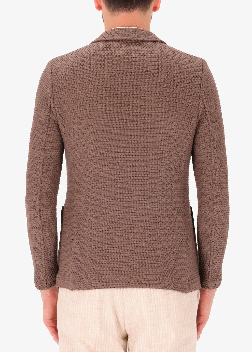 DISTRETTO 12 – STRETCH COTTON BLEND KNIT JACKET PIT