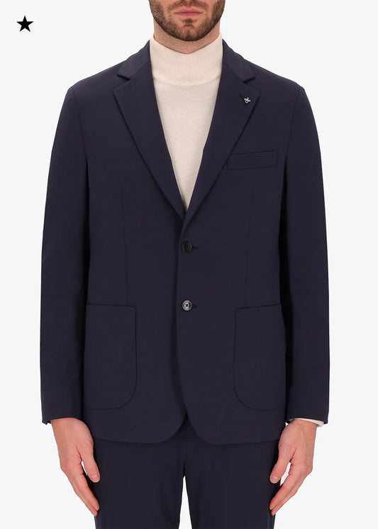 A front facing image of a model wearing Distretto 12 Jacket H.P.