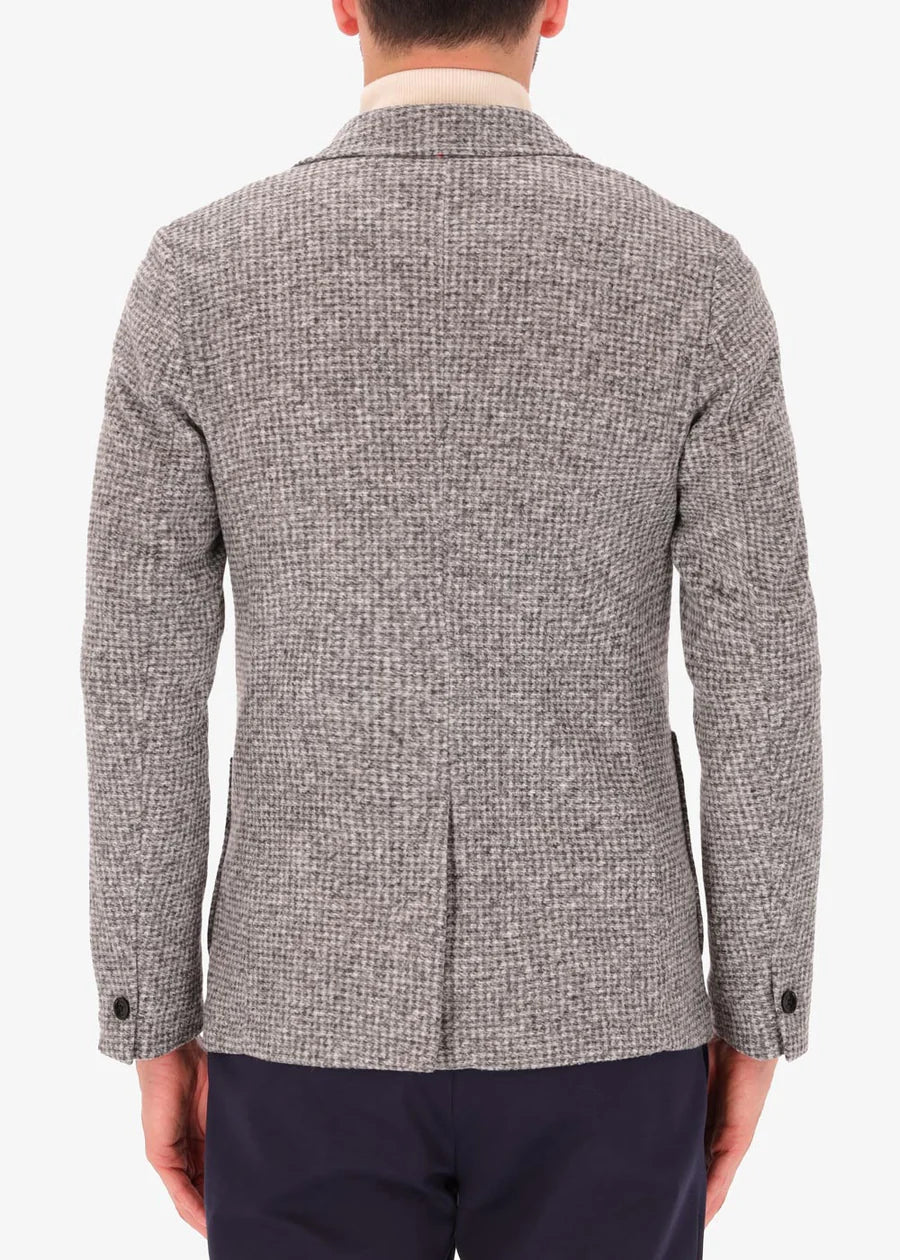 Distretto12 Jacket Giona in grey.