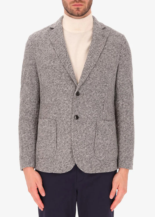 Distretto12 Jacket Giona in grey.