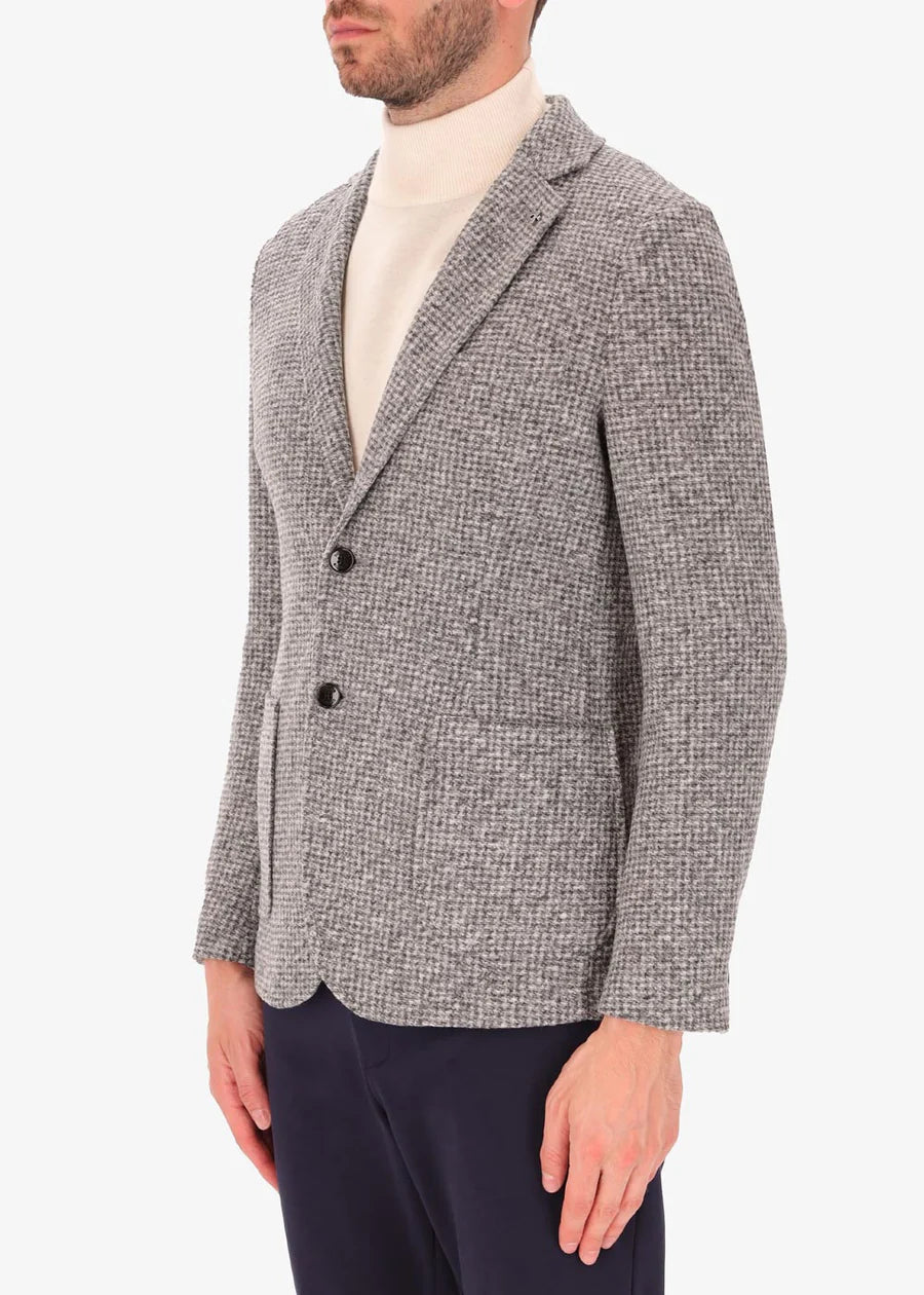 Distretto12 Jacket Giona in grey.