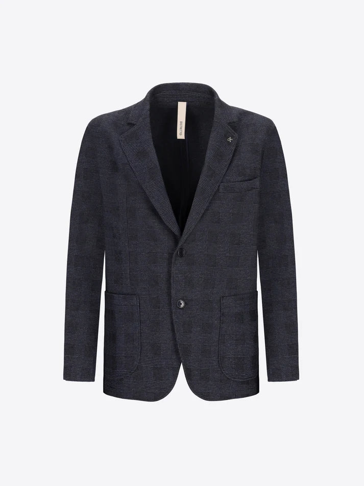 DISTRETTO 12 – MILANO JERSEY PRINCE-OF-WALES CHECK JACKET CARRACCI