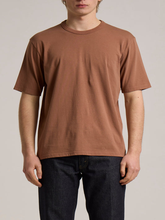 WOOL&CO – SOFT TOUCH COTTON ELASTANE HALF SLEEVES CREW NECK T-SHIRT