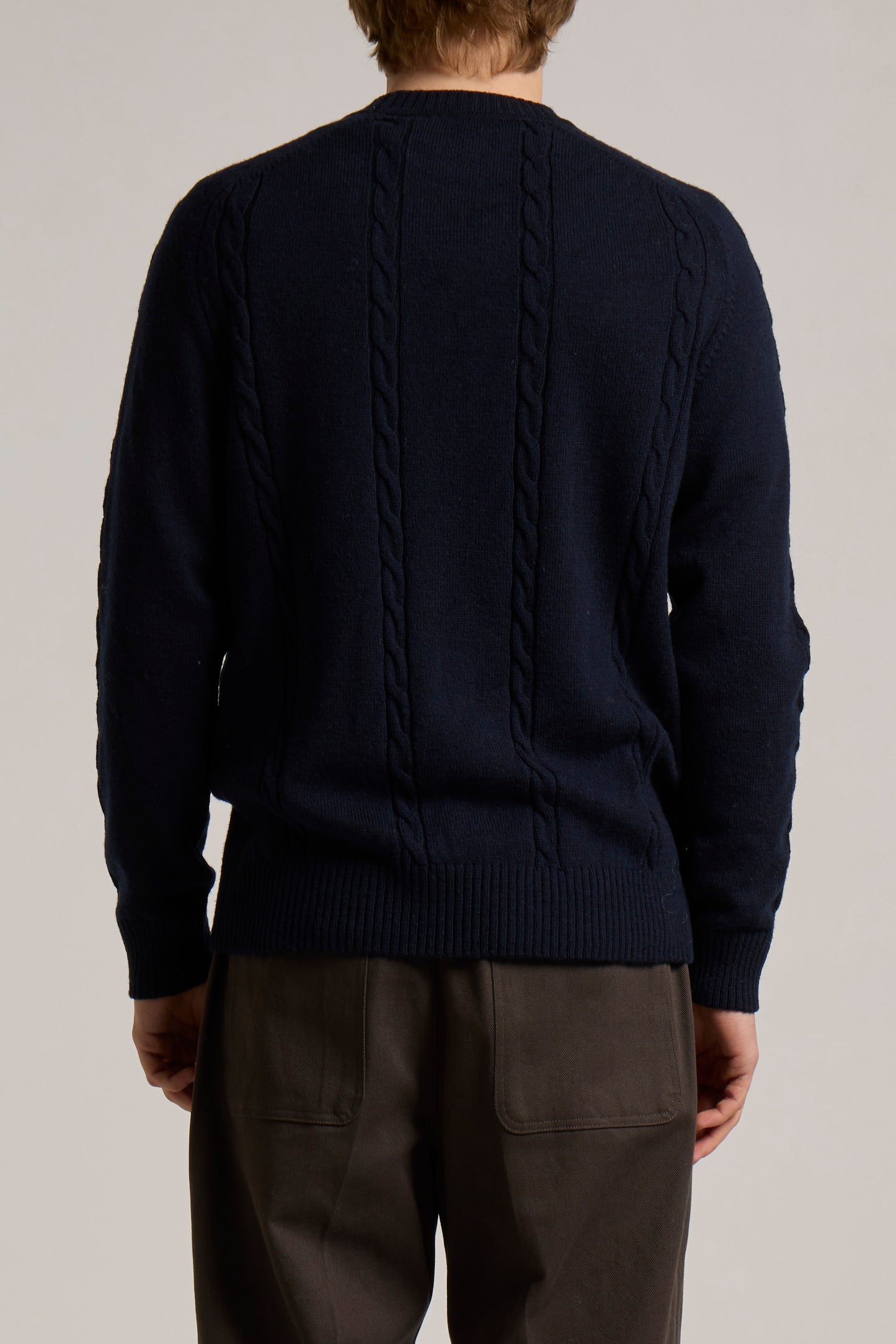 WOOL&CO – EXTRA TWISTED MERINO WOOL CREW NECK SWEATER