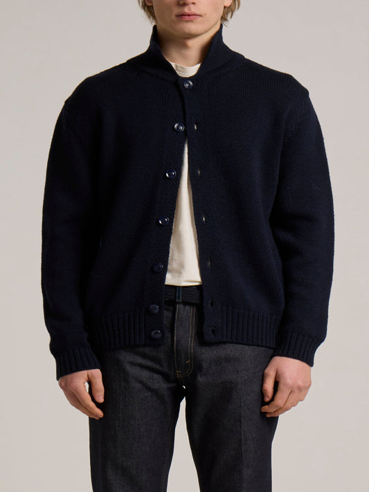WOOL&CO – MERINO WOOL POLO NECK SHIRT WITH POCKETS