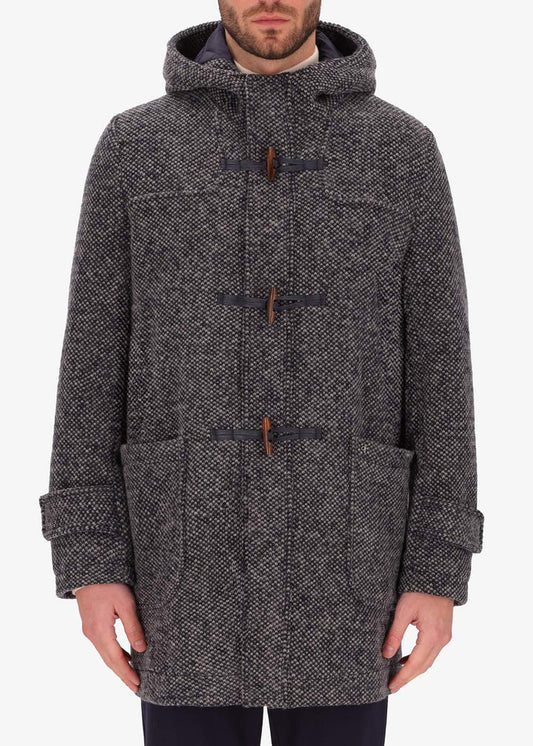 Distretto Coat Montgomery blasius in ocean with hood.