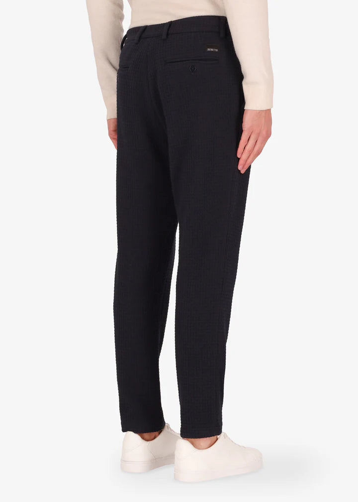 Distretto12 Jersey cotton trousers with drawstring.