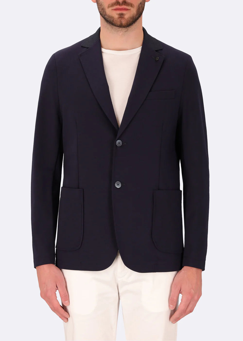 Distretto12 Jacket Newman in cotton stretch fabric.