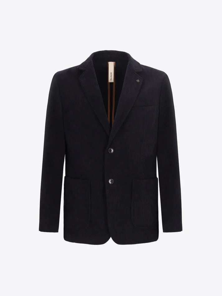 DISTRETTO 12 – 1000-STRIPE SUPER-COMFORT VELVET JACKET LEONARDO