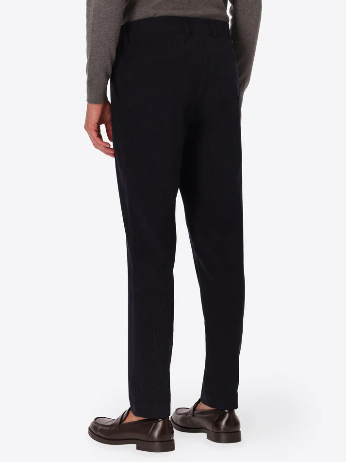 DISTRETTO 12 – 1000-STRIPE SUPER-COMFORT VELVET TROUSERS YORK LEONARDO