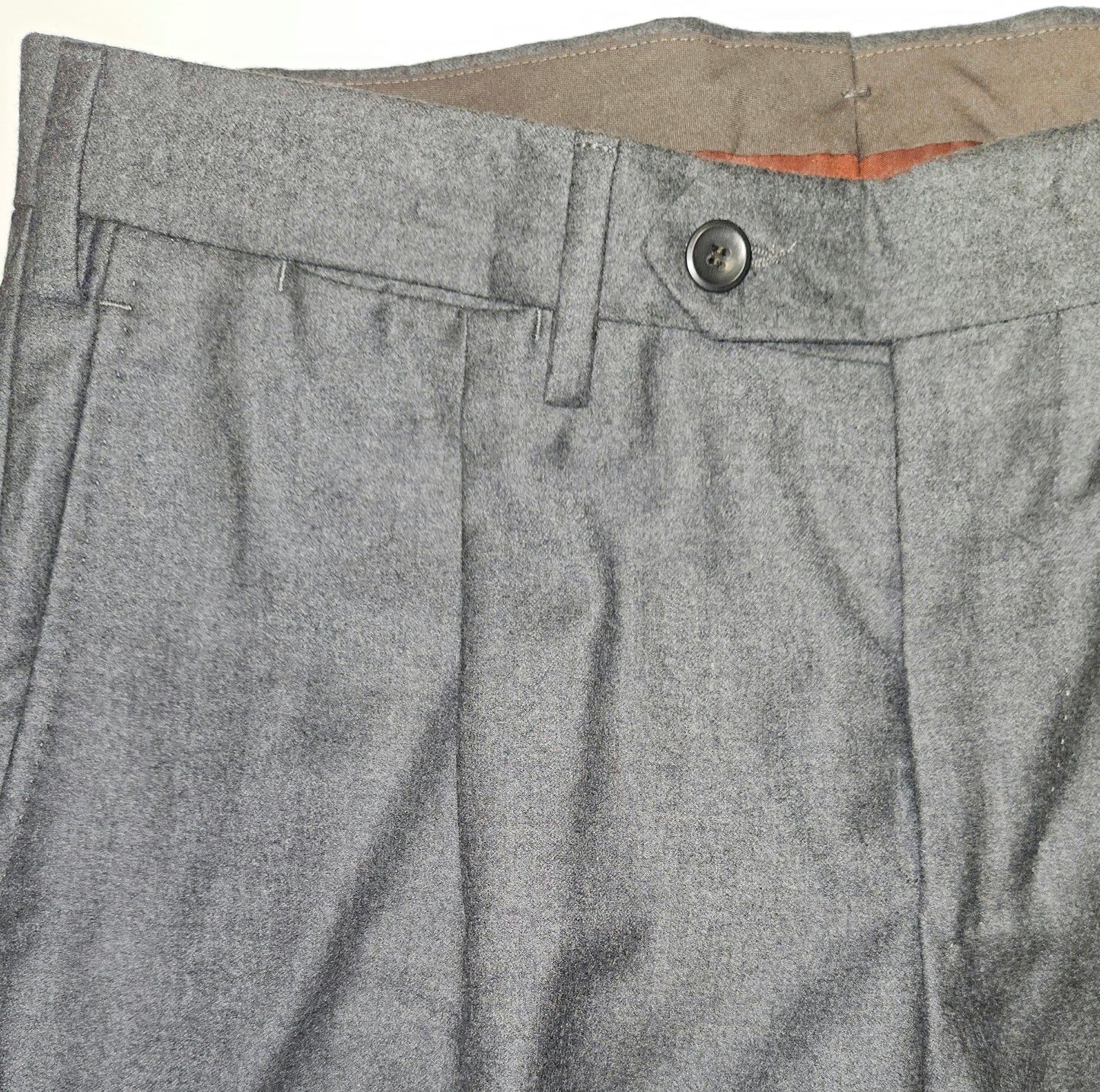 GERMANO 1952 - GREY VIRGIN WOOL TROUSERS