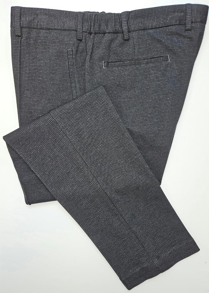 GERMANO 1952 - GLOBETROTTER GREY PATTERN TROUSERS