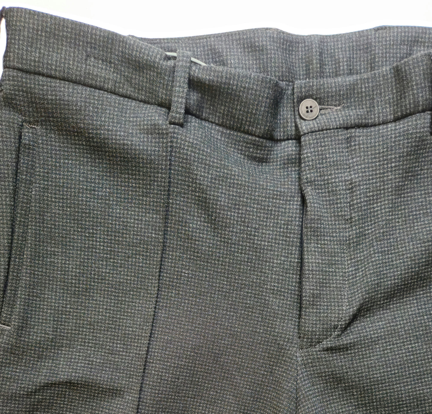 GERMANO 1952 - GLOBETROTTER GREY PATTERN TROUSERS