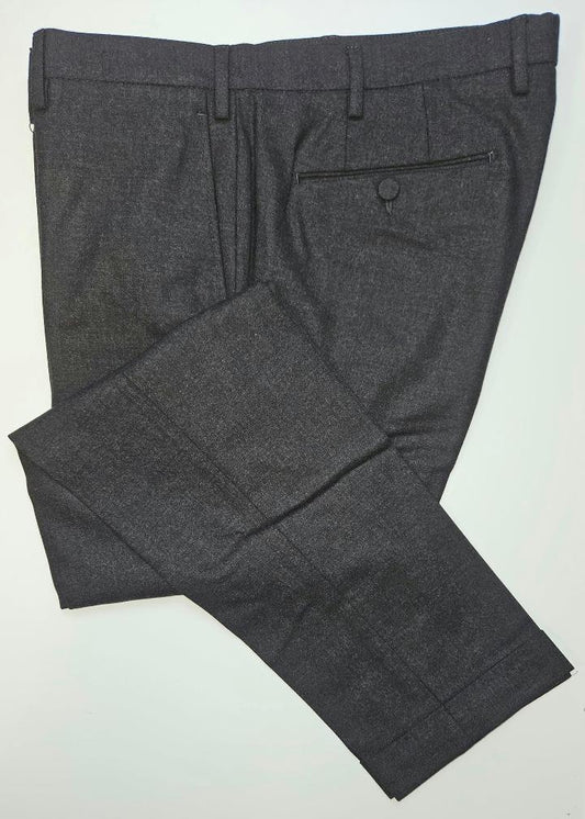 GERMANO 1952 - ONE-SHOT GREY WOOL FLANNEL STRETCH TROUSERS