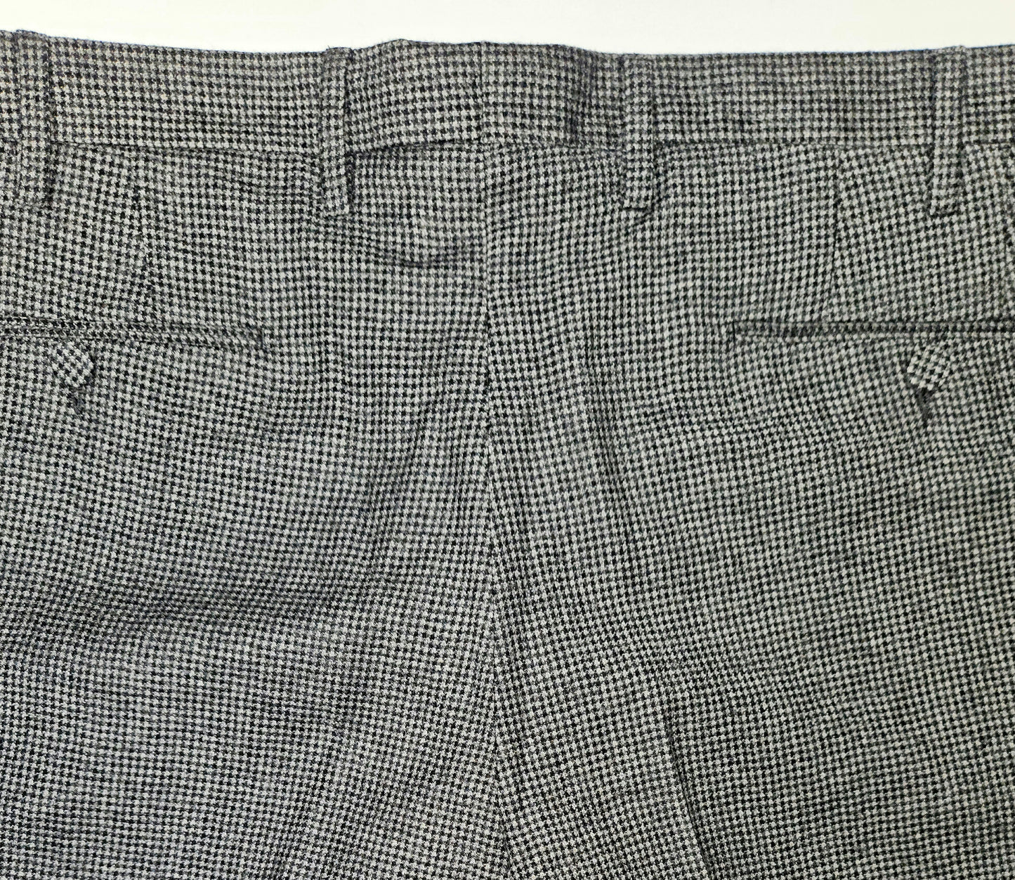 GERMANO 1952 - ONE-SHOT GREY PATTERN WOOL TROUSERS