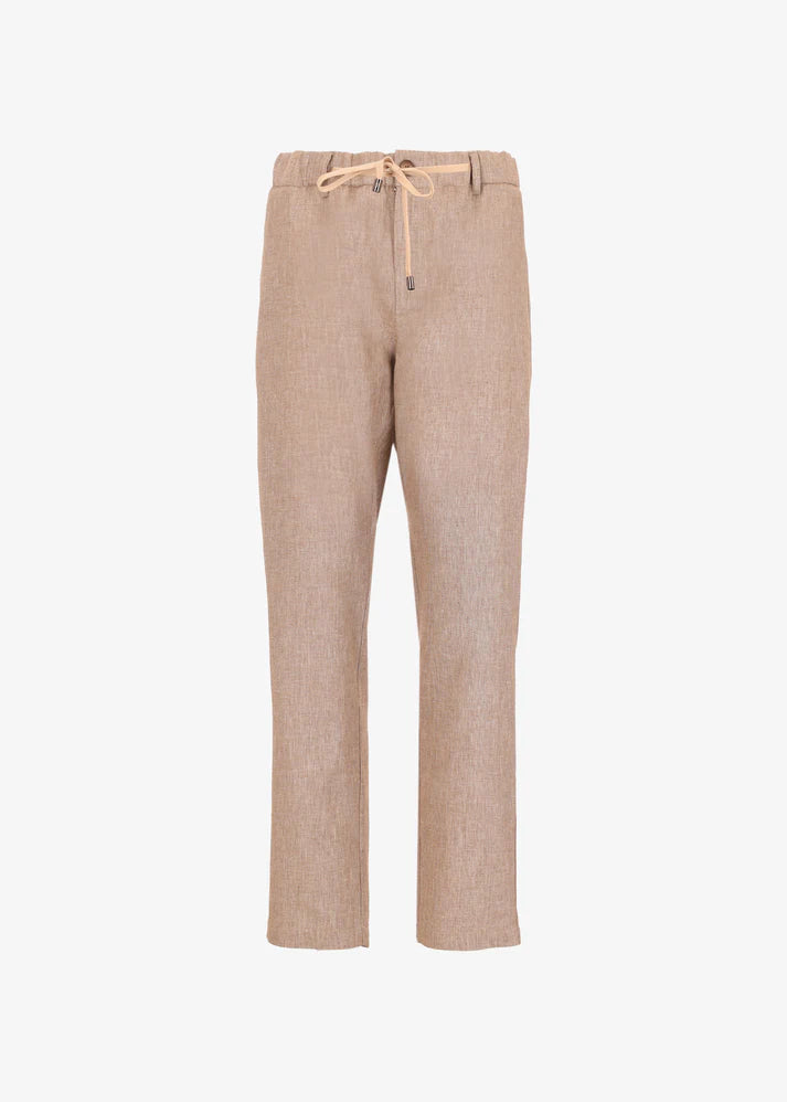 A picture of Distretto 12 linen blend Certo trousers