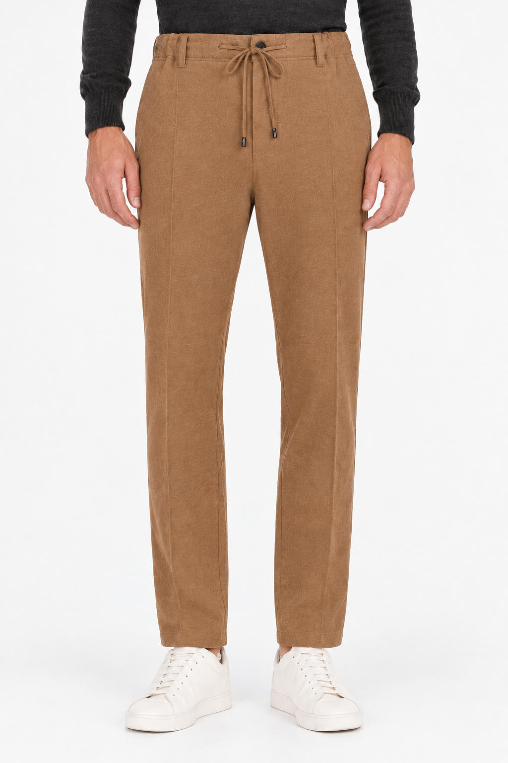 DISTRETTO 12 – STRETCH PANEL FABRIC WORKER TROUSERS FEEL