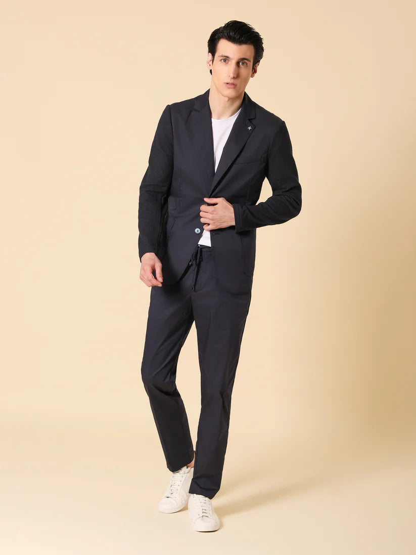 DISTRETTO 12 – JACKET ORZO IN ULTRALIGHT COTTON-NYLON FABRIC WITH JERSEY SLEEVES