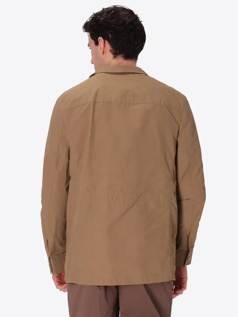 DISTRETTO 12 – FIELD JACKET HERIT IN TECHNICAL WATER-REPELLENT BREATHABLE COTTON BYLON FABRIC
