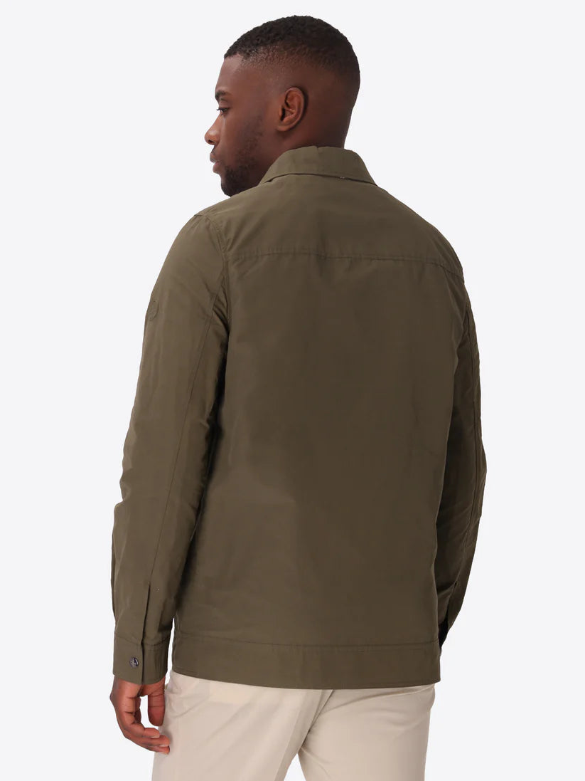DISTRETTO 12 – AVIATOR JACKET HERIT IN TECHNICAL WATER-REPELLENT BREATHABLE COTTON NYLON FABRIC