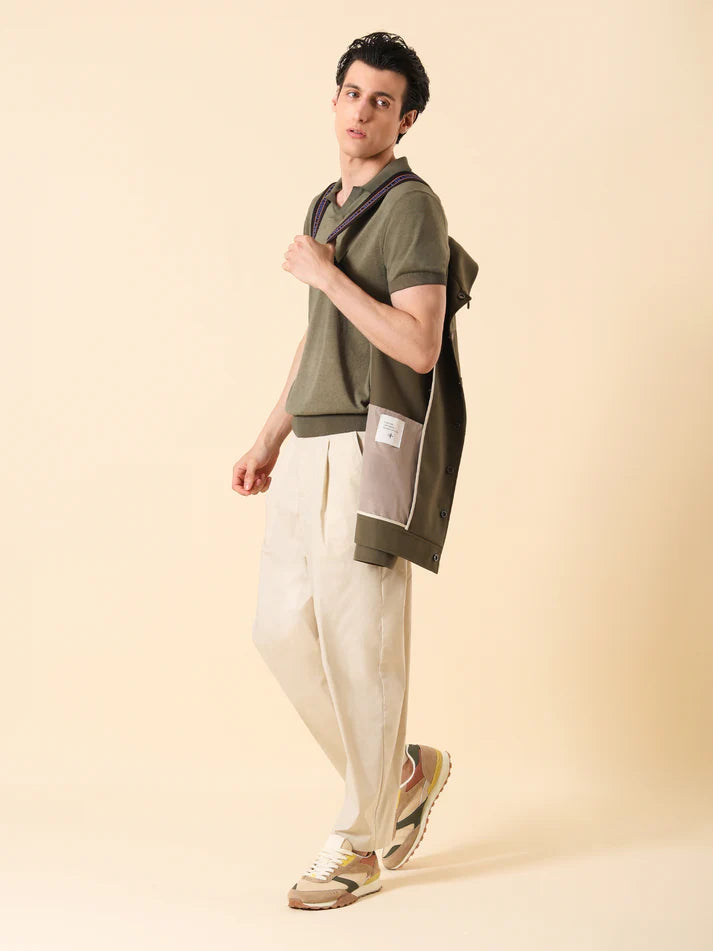 DISTRETTO 12 – AVIATOR JACKET FOR THE FUTURE IN MIXED TECHNICAL FABRICS