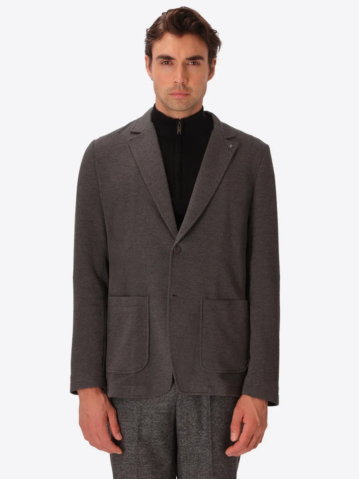 DISTRETTO 12 – DIAGONAL-WEAVE JERSEY JACKET TIEPOLO