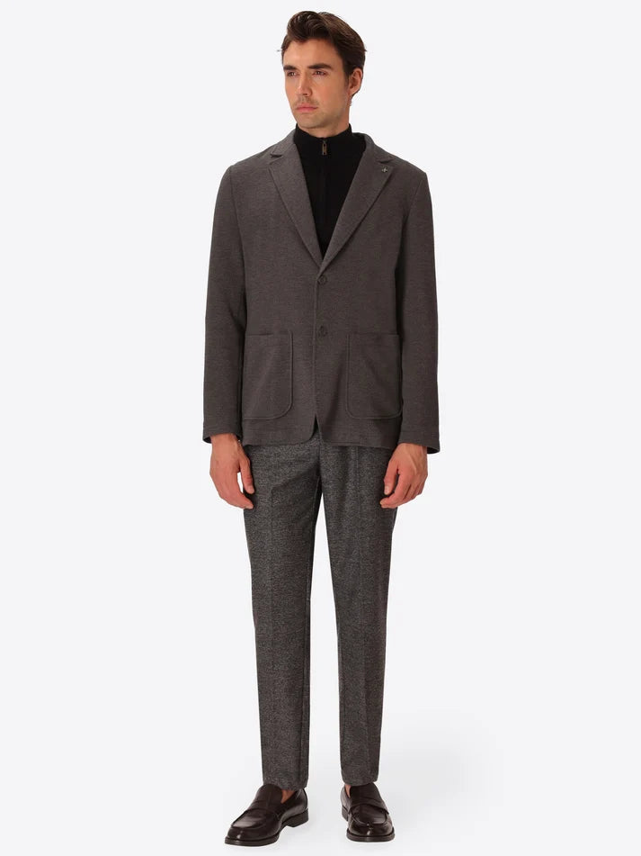 DISTRETTO 12 – DIAGONAL-WEAVE JERSEY JACKET TIEPOLO