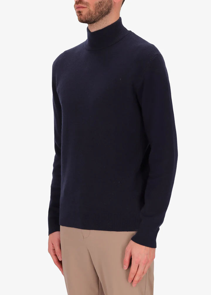 DISTRETTO 12 – DOUBLE-FACED HIGH-NECK SWEATER SOFTOUCH