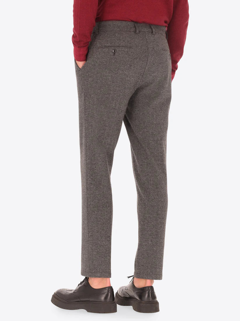 32” YORK PATTERNED WARM-TOUCH COMFORT KNIT TROUSERS HERRIN