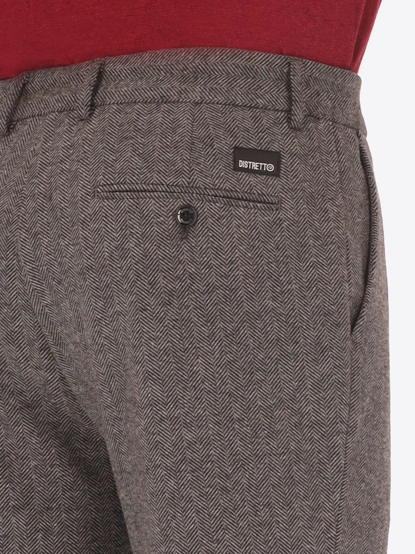 32” YORK PATTERNED WARM-TOUCH COMFORT KNIT TROUSERS HERRIN