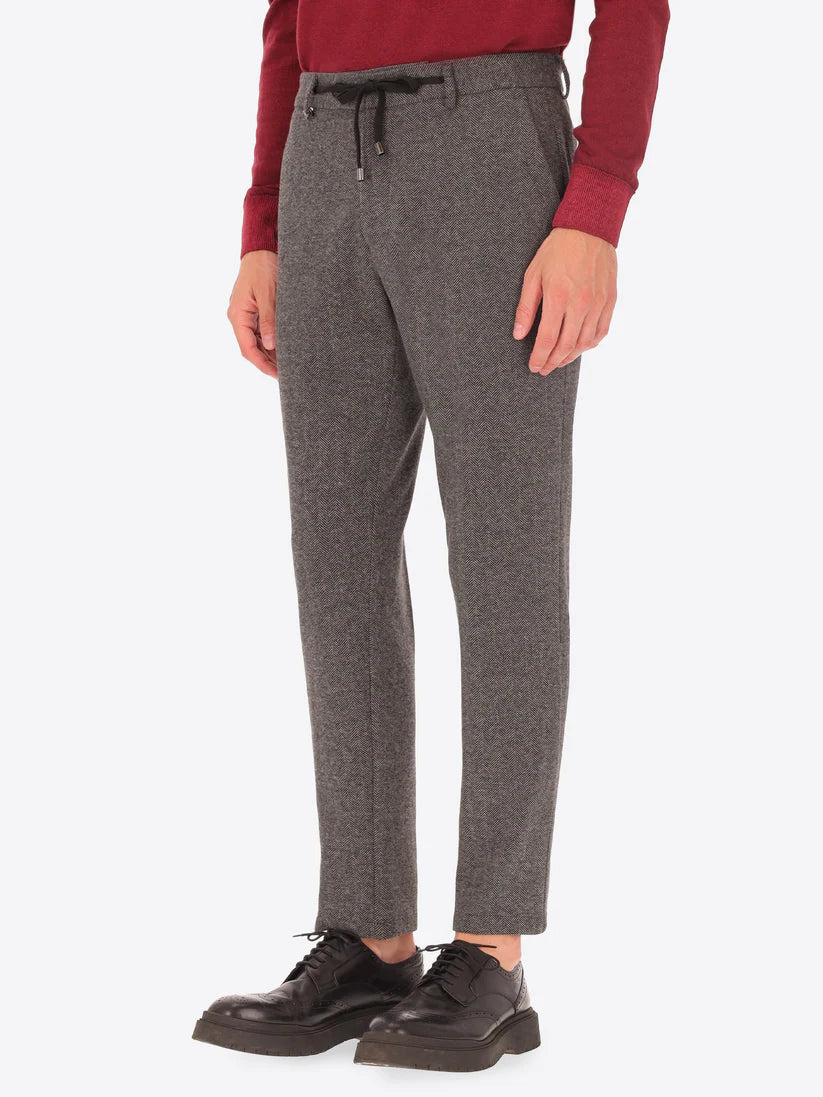 32” YORK PATTERNED WARM-TOUCH COMFORT KNIT TROUSERS HERRIN