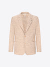 Distretto 12 Jacket Cedro, knitted in travertine colour.