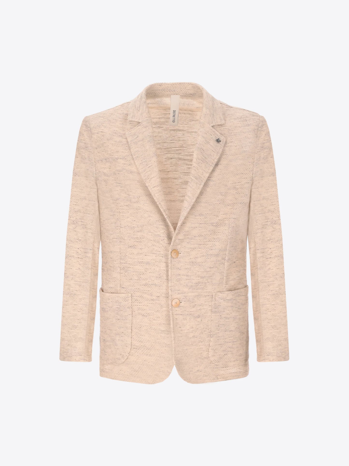 DISTRETTO 12 - JACKET CEDRO IN TEXTURED JERSEY FABRIC
